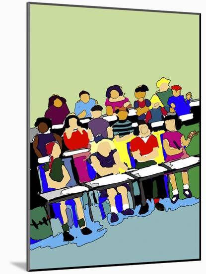 Classroom-Diana Ong-Mounted Giclee Print