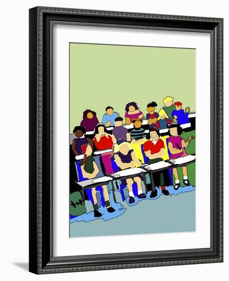 Classroom-Diana Ong-Framed Giclee Print
