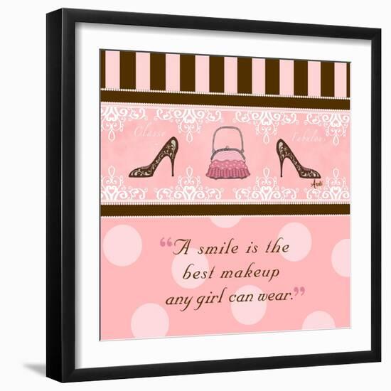 Classy and Fabulous II-Andi Metz-Framed Art Print