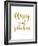 Classy Fabulous Gold White-Amy Brinkman-Framed Art Print