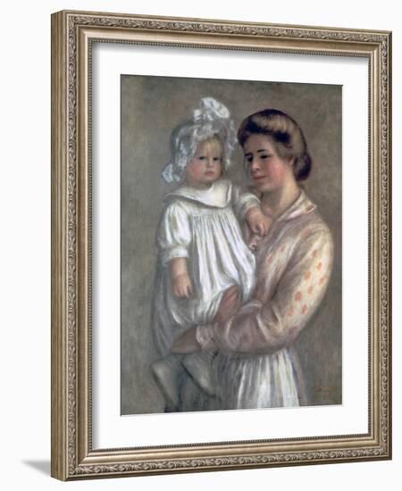 Claude and Renee, 1904-Pierre-Auguste Renoir-Framed Giclee Print