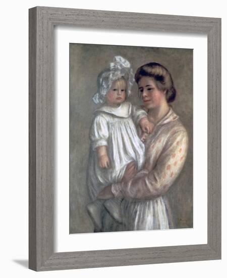 Claude and Renee, 1904-Pierre-Auguste Renoir-Framed Giclee Print