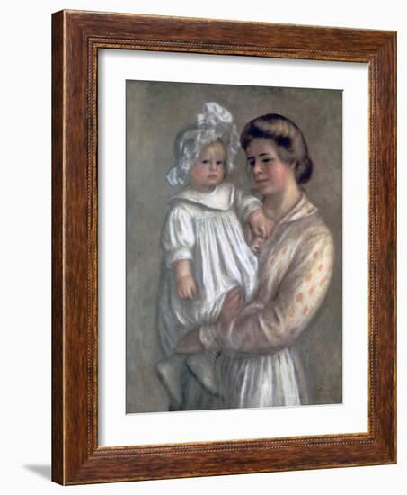 Claude and Renee, 1904-Pierre-Auguste Renoir-Framed Giclee Print