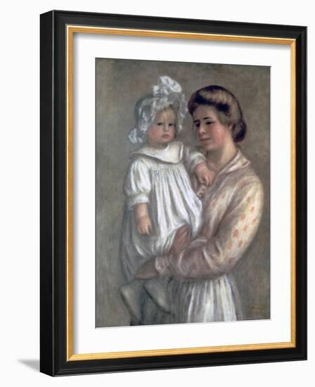 Claude and Renee, 1904-Pierre-Auguste Renoir-Framed Giclee Print
