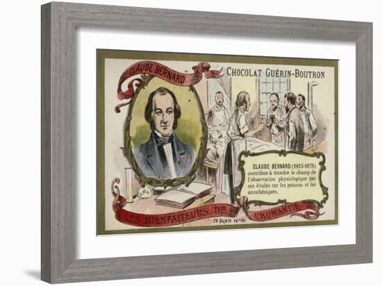 Claude Bernard, French Physiologist-null-Framed Giclee Print