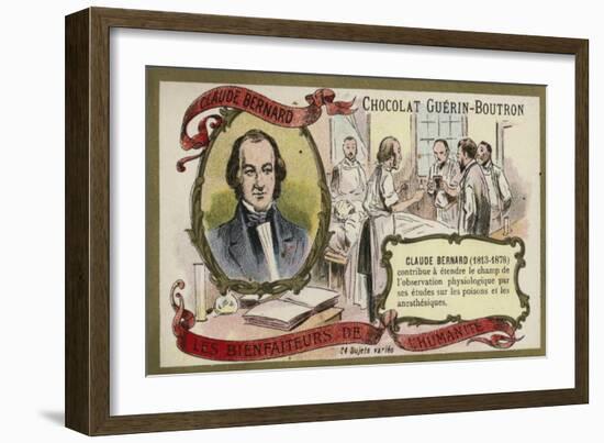 Claude Bernard, French Physiologist-null-Framed Giclee Print