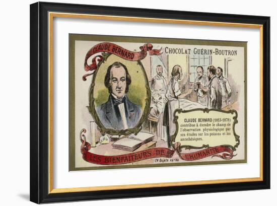 Claude Bernard, French Physiologist-null-Framed Giclee Print