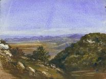 The Mouth of the River Kishon and Mount Carmel-Claude Conder-Giclee Print