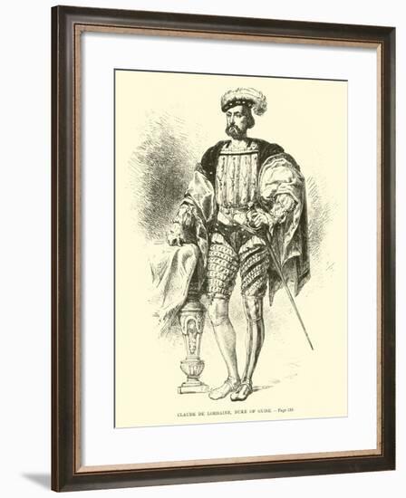 Claude De Lorraine, Duke of Guise-null-Framed Giclee Print