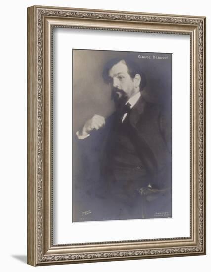 Claude Debussy, French Composer (1862-1918)-Jacques-emile Blanche-Framed Photographic Print