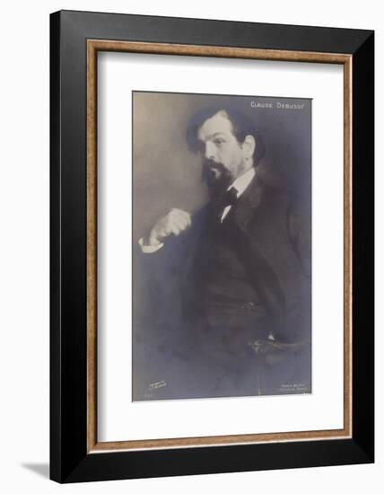 Claude Debussy, French Composer (1862-1918)-Jacques-emile Blanche-Framed Photographic Print