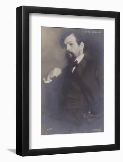 Claude Debussy, French Composer (1862-1918)-Jacques-emile Blanche-Framed Photographic Print