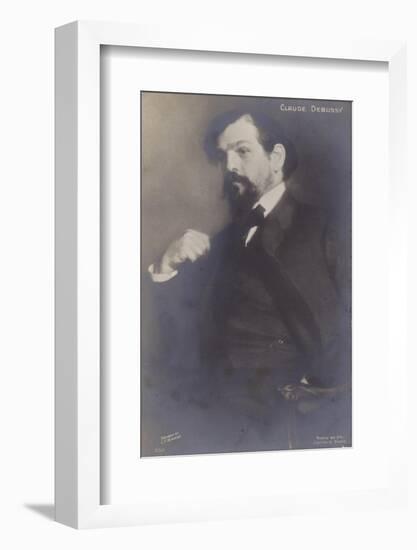 Claude Debussy, French Composer (1862-1918)-Jacques-emile Blanche-Framed Photographic Print