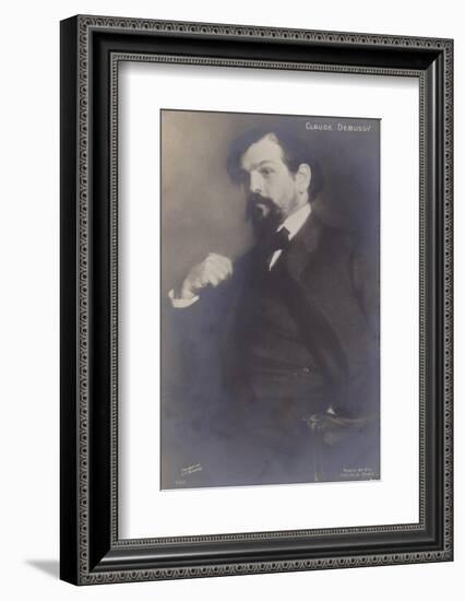 Claude Debussy, French Composer (1862-1918)-Jacques-emile Blanche-Framed Photographic Print