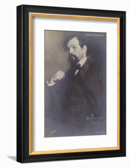 Claude Debussy, French Composer (1862-1918)-Jacques-emile Blanche-Framed Photographic Print