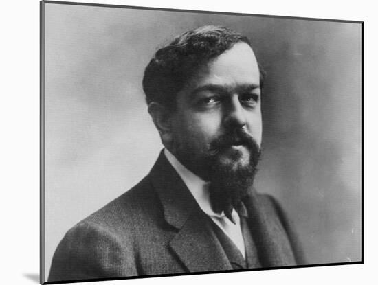 Claude Debussy, French Composer, 1909-Felix Nadar-Mounted Giclee Print