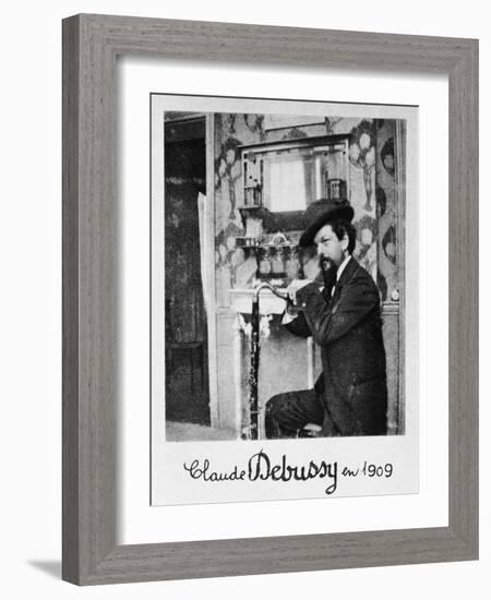 Claude Debussy, French Composer-Science Source-Framed Giclee Print