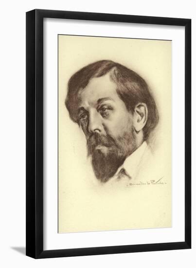 Claude Debussy, French Composer-null-Framed Giclee Print