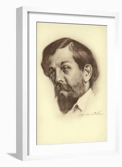 Claude Debussy, French Composer-null-Framed Giclee Print