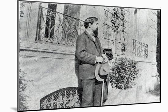 Claude Debussy in His Garden-French Photographer-Mounted Giclee Print