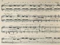 Score Sheet of Act 1 of 'Pelleas and Melisande', 1902-Claude Debussy-Giclee Print
