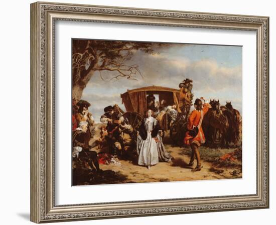 Claude Duval, Illustration from 'Macaulay's History of England'-William Powell Frith-Framed Giclee Print