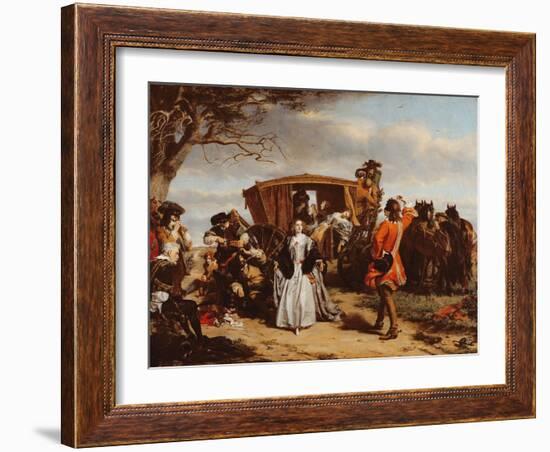 Claude Duval, Illustration from 'Macaulay's History of England'-William Powell Frith-Framed Giclee Print