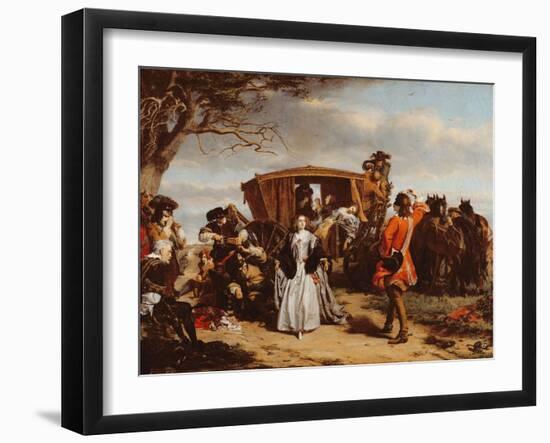 Claude Duval, Illustration from 'Macaulay's History of England'-William Powell Frith-Framed Giclee Print