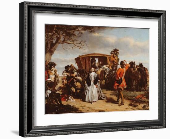 Claude Duval, Illustration from 'Macaulay's History of England'-William Powell Frith-Framed Giclee Print