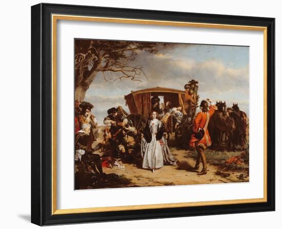 Claude Duval, Illustration from 'Macaulay's History of England'-William Powell Frith-Framed Giclee Print