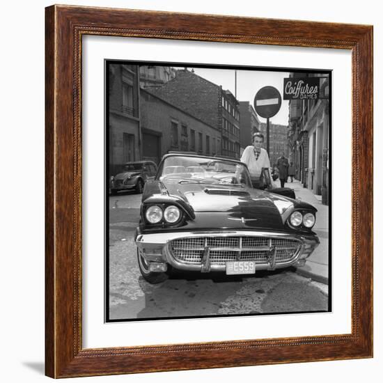 Claude François, 1961, in Paris-Marcel Begoin-Framed Photographic Print