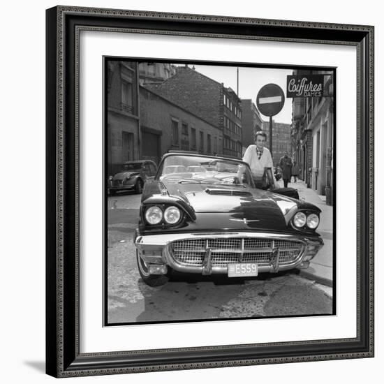 Claude François, 1961, in Paris-Marcel Begoin-Framed Photographic Print