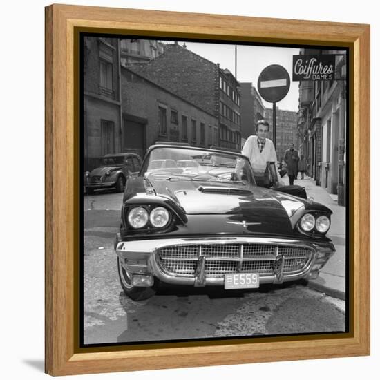 Claude François, 1961, in Paris-Marcel Begoin-Framed Premier Image Canvas