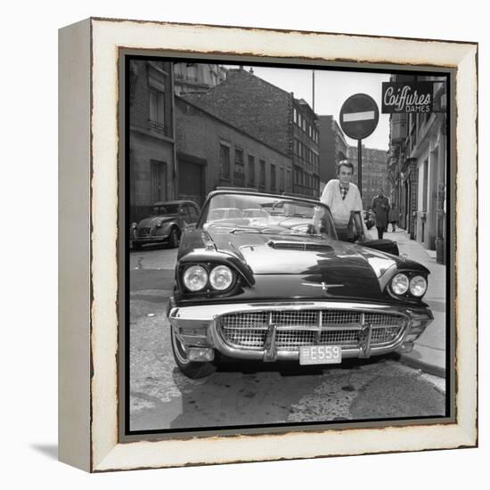 Claude François, 1961, in Paris-Marcel Begoin-Framed Premier Image Canvas