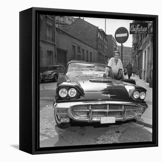Claude François, 1961, in Paris-Marcel Begoin-Framed Premier Image Canvas