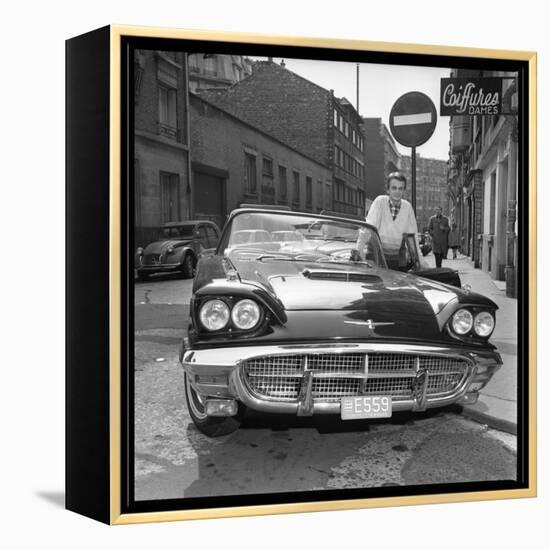 Claude François, 1961, in Paris-Marcel Begoin-Framed Premier Image Canvas