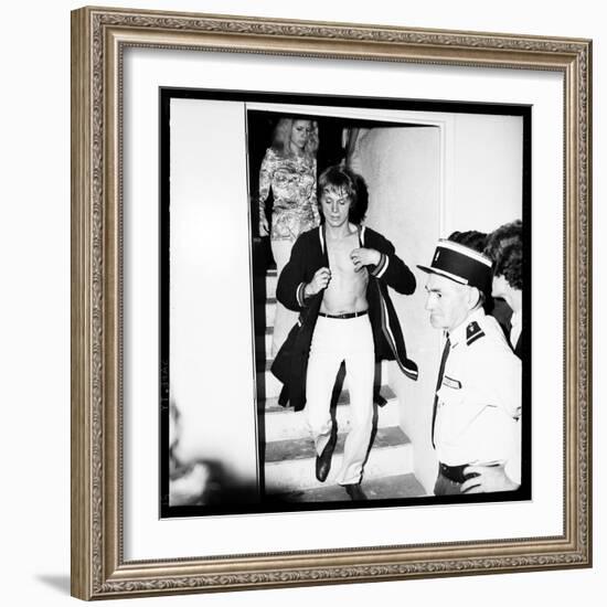 Claude François, Backstage-Therese Begoin-Framed Photographic Print