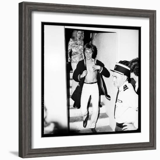Claude François, Backstage-Therese Begoin-Framed Photographic Print