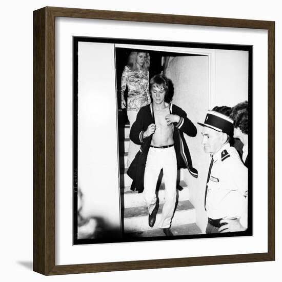 Claude François, Backstage-Therese Begoin-Framed Photographic Print