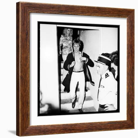 Claude François, Backstage-Therese Begoin-Framed Photographic Print