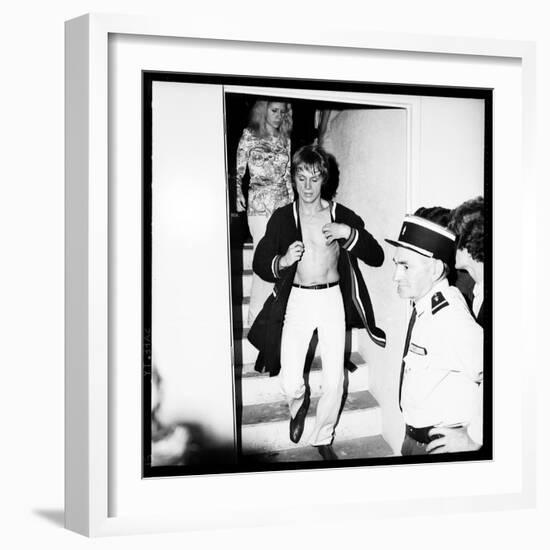 Claude François, Backstage-Therese Begoin-Framed Photographic Print