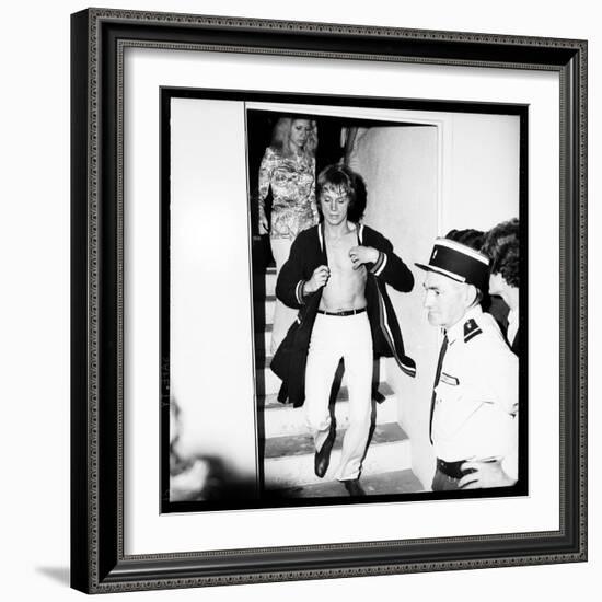 Claude François, Backstage-Therese Begoin-Framed Photographic Print