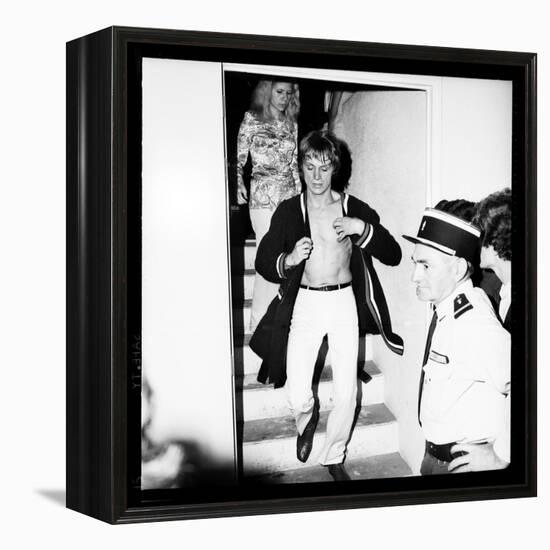 Claude François, Backstage-Therese Begoin-Framed Premier Image Canvas