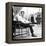 Claude François Having an Outdoor Coffee-Therese Begoin-Framed Premier Image Canvas