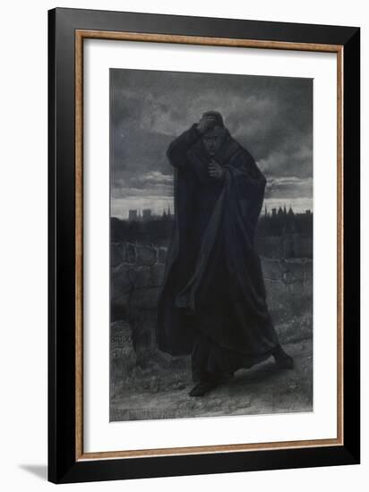 Claude Frollo, Illustration pour Notre Dame de Paris de Victor Hugo-Gustave Brion-Framed Giclee Print