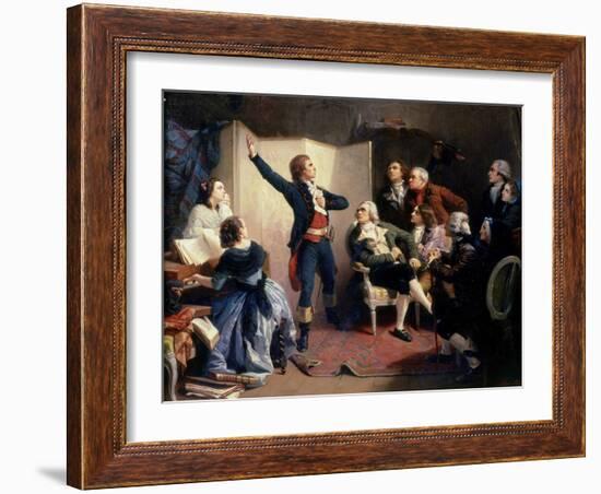 Claude-Joseph Rouget de l'Isle, 1760-1836 French Revolutionary and Composer of the Marseillaise-Isidore Pils-Framed Giclee Print