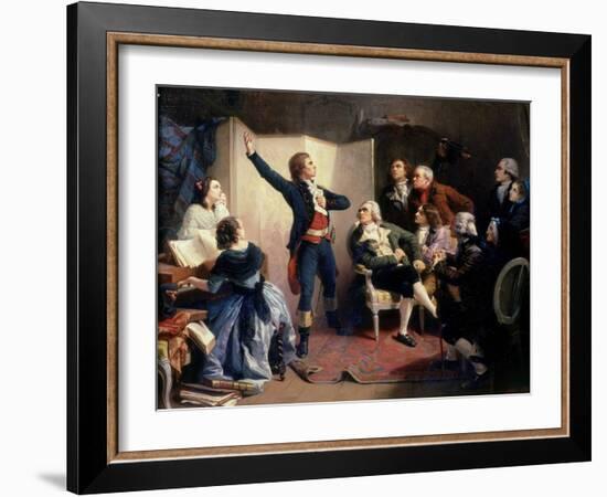 Claude-Joseph Rouget de l'Isle, 1760-1836 French Revolutionary and Composer of the Marseillaise-Isidore Pils-Framed Giclee Print