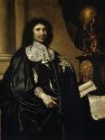 Portrait Presumed to Be Jules Hardouin Mansart (1646-1708) (Oil on Canvas)-Claude Lefebvre-Giclee Print