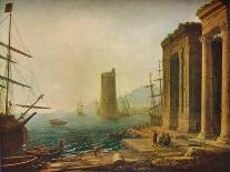 'A Seaport (Vue d'un Port de Mer: Effet de Brume)', 17th century, (1911)-Claude Lorrain-Framed Giclee Print