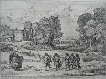 Landscape With the Embarkment of Saint Paula Romana In Ostia, 1639-1640-Claude Lorraine-Premier Image Canvas